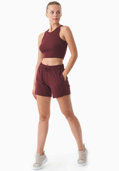 Sabbrina Light Organic Cotton Sweatshorts Bordeaux