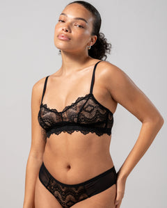 Lace Balconette Black