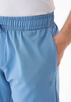 Sahin Light Organic Cotton Sweatshorts Blue Fog