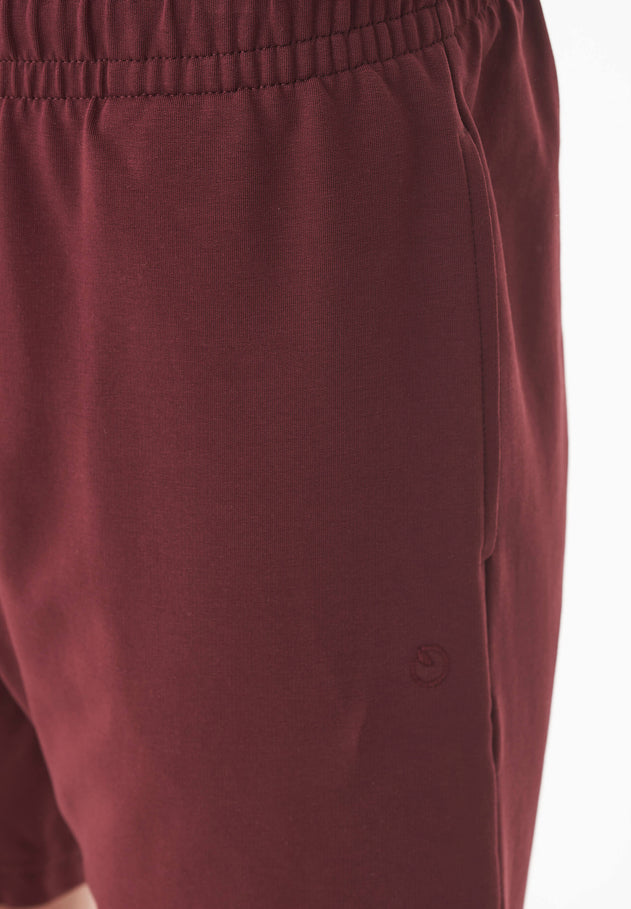 Sahin Sweatshort Bordeaux
