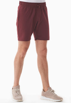 Sahin Light Organic Cotton Sweatshorts Bordeaux