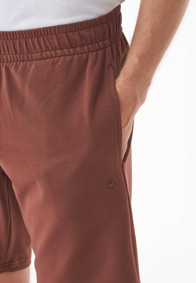 Sahin Sweatshort Coffee Brown