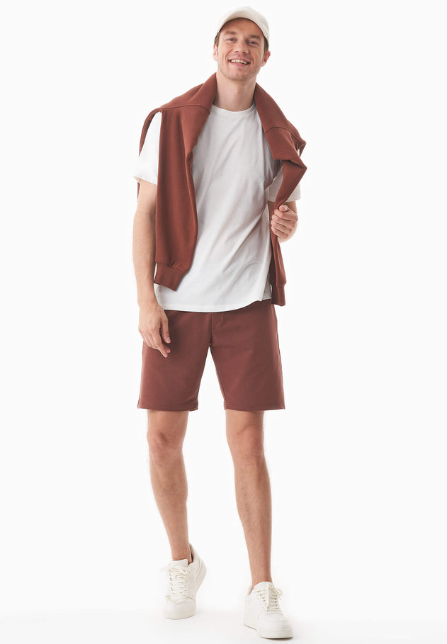 Sahin Sweatshort Coffee Brown
