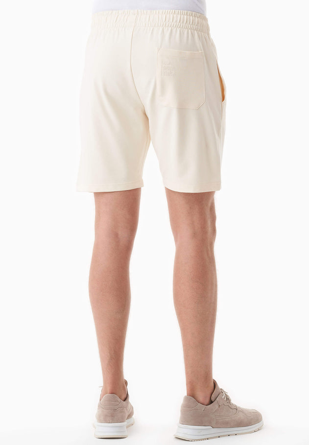 Sahin Sweatshort Gebroken wit