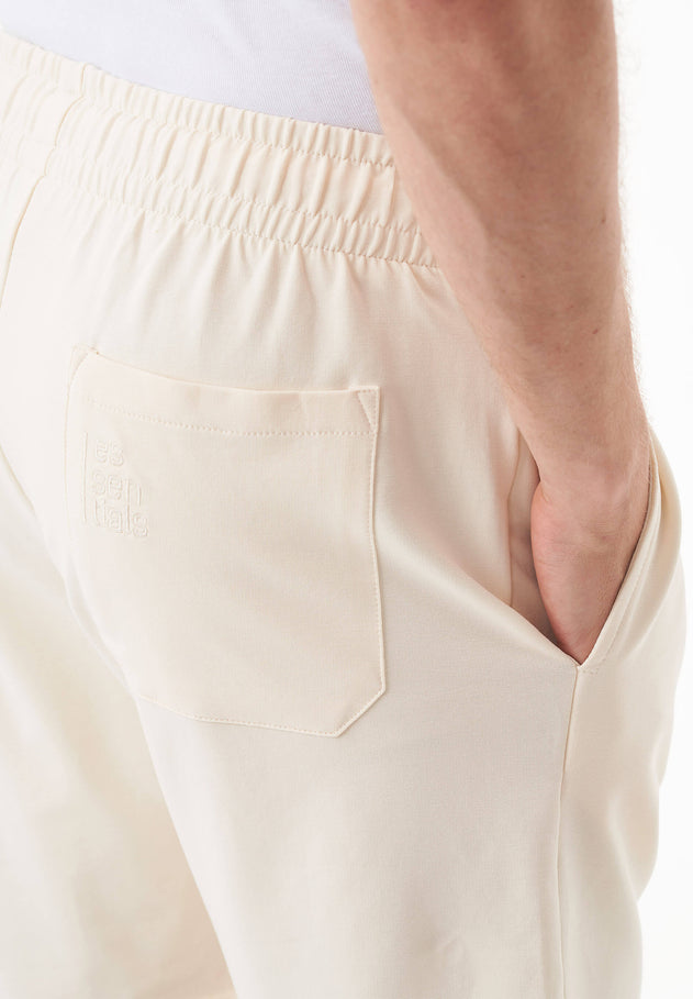 Sahin Sweatshort Gebroken wit