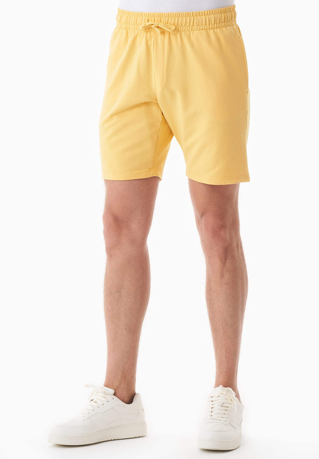 Sahin Light Organic Cotton Sweatshorts Saffron