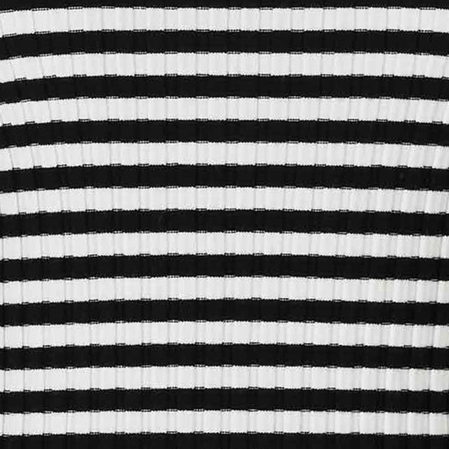 Brera Rib Longsleeve Top Zwart