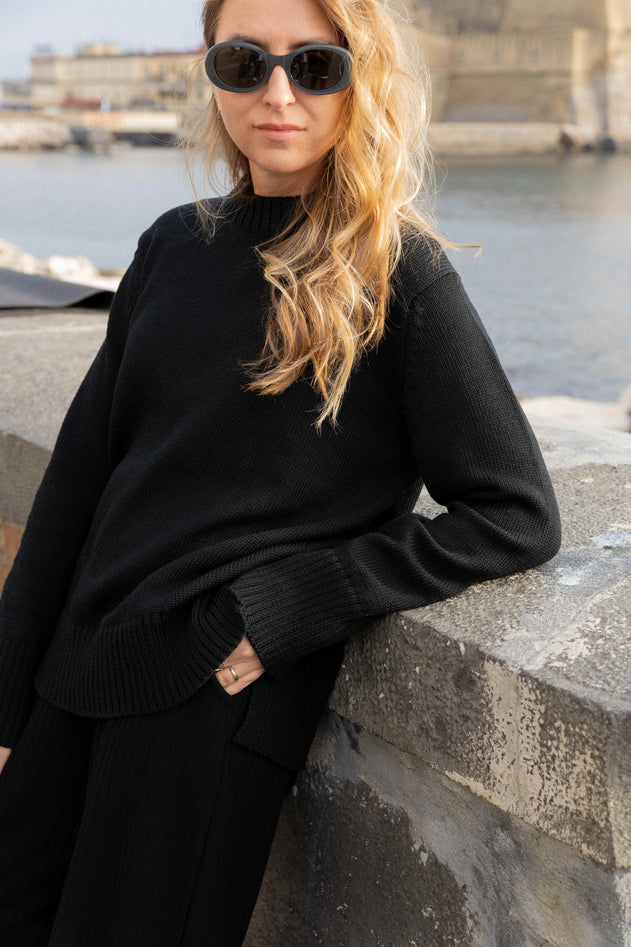 Marina Merino Jumper Black