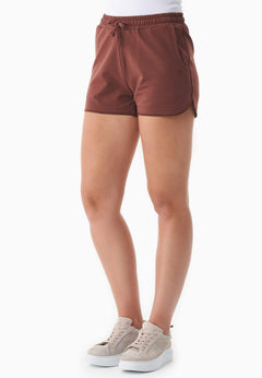 Sanndra Light Organic Cotton Sweatshorts Coffee Brown