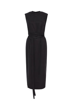 Saskia Midi Dress Black