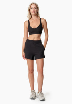Savanna Wafel short Zwart
