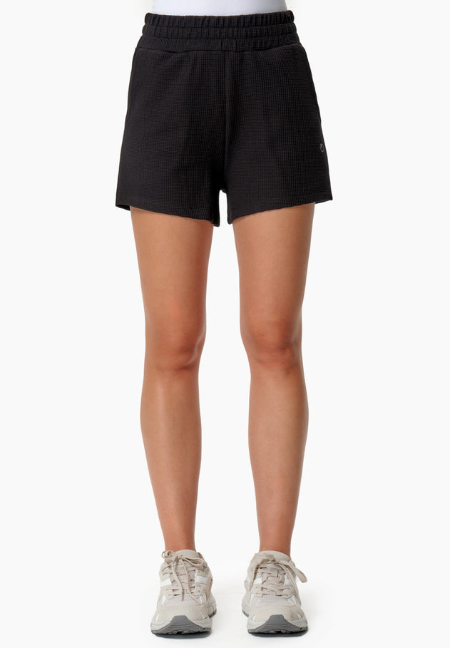 Savanna Wafel short Zwart