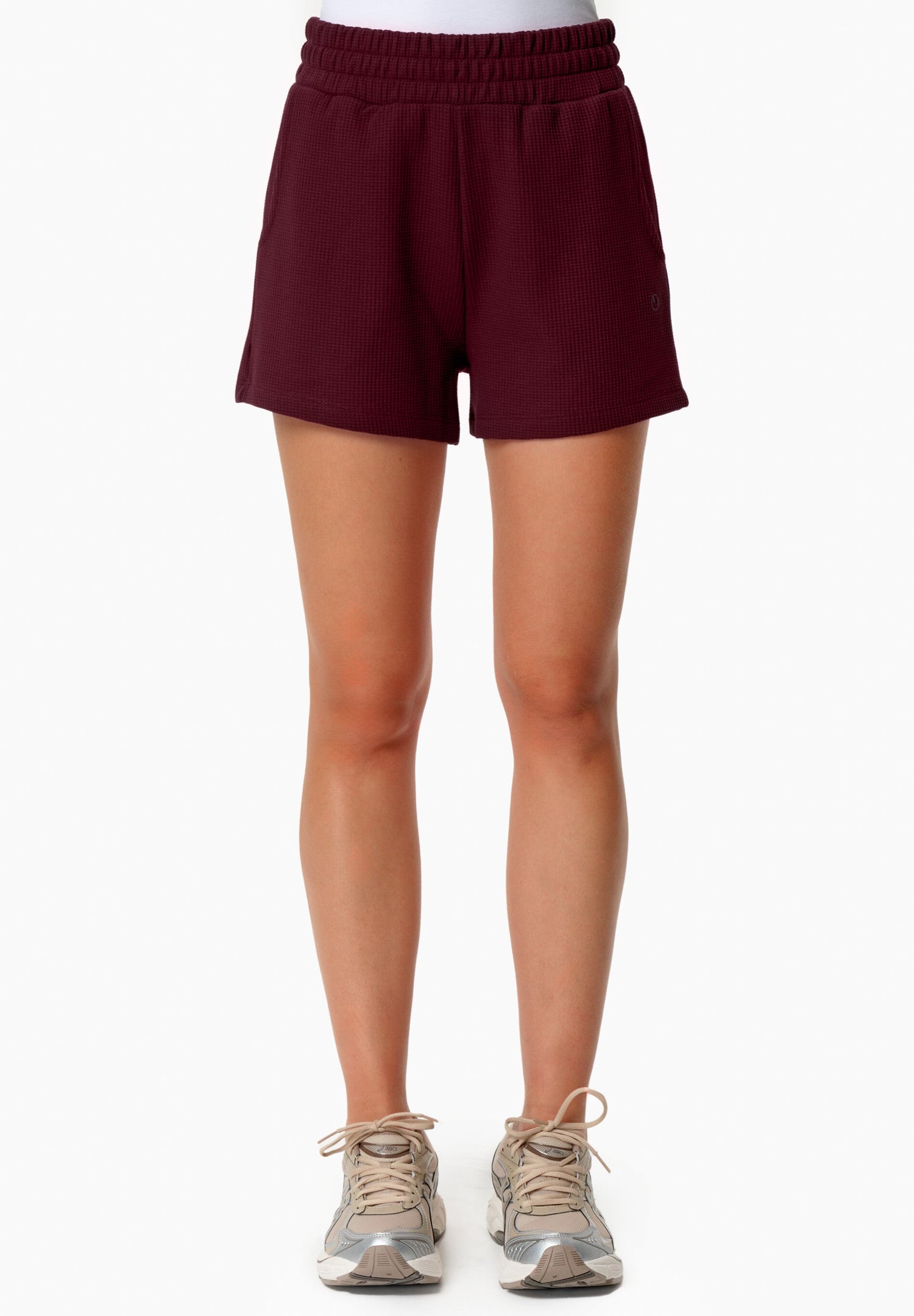Savanna Wafel short Bordeaux