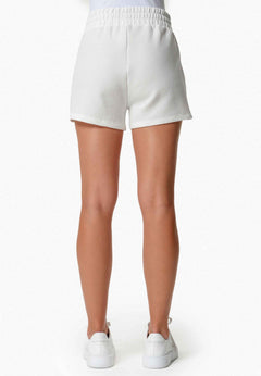 Savanna Wafel short Gebroken wit
