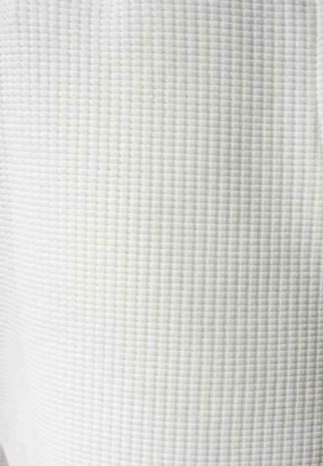 Savanna Wafel short Gebroken wit