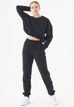 Seda Soft Touch Organic Cotton Sweatshirt Black