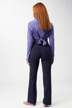 Back Bow Longsleeve Deep Violet