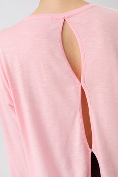 Open Back Long Sleeve English Rose