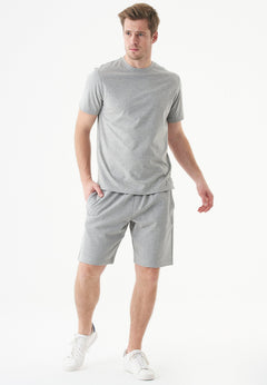 Shadi Soft Touch Organic Cotton Sweatshorts Grey Melange