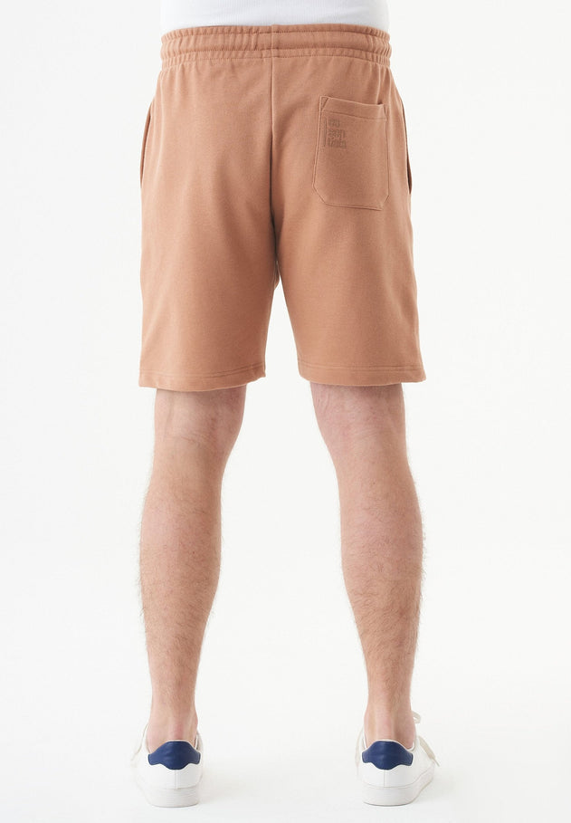 Shadi Sweatshort Lichtbruin