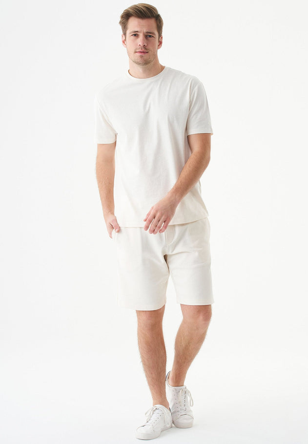 Shadi Sweatshort Gebroken wit