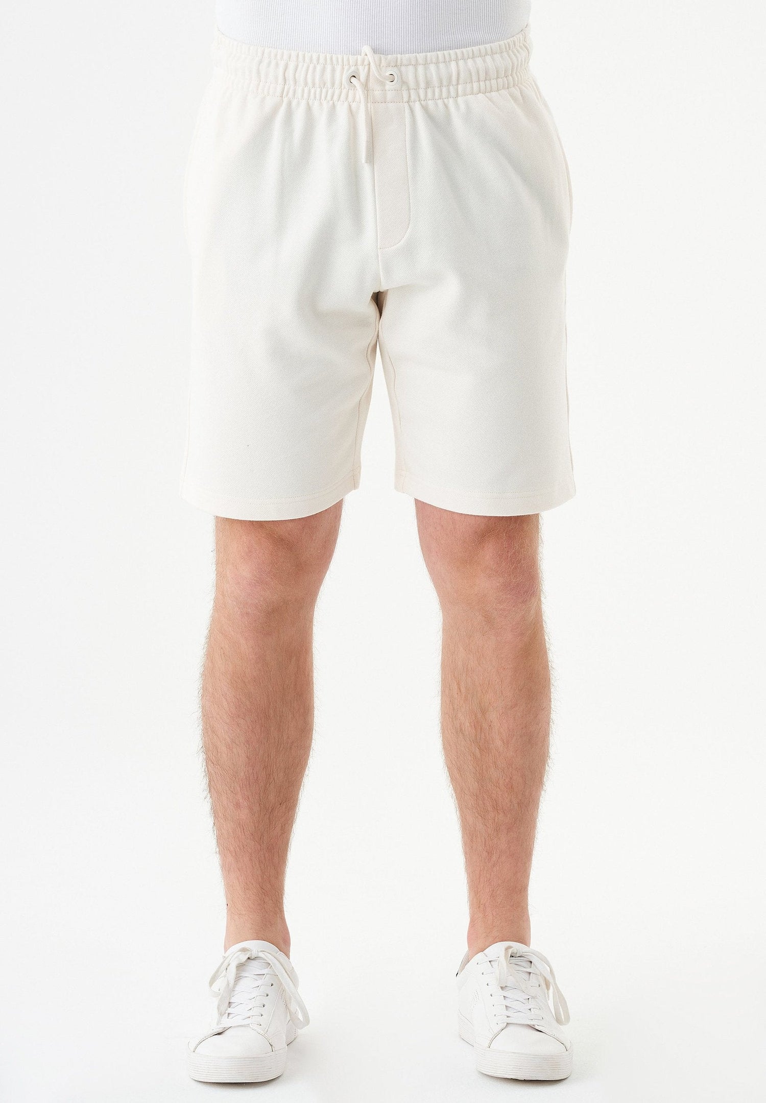 Shadi Sweatshort Gebroken wit