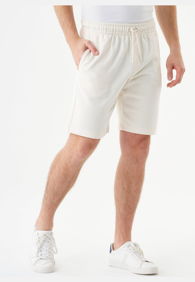 Shadi Sweatshort Gebroken wit