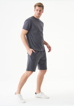 Shadi Soft Touch Organic Cotton Sweatshorts Shadow