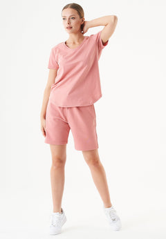 Sheyma Organic Cotton Sweatshorts Blush Pink