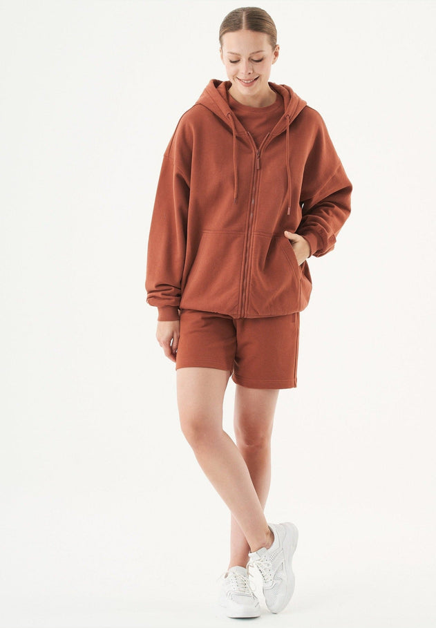 Sheyma Sweatshort Cinnamon