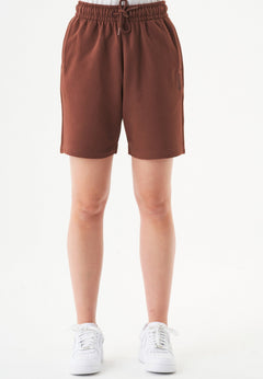 Sheyma Organic Cotton Sweatshorts Coffee Brown
