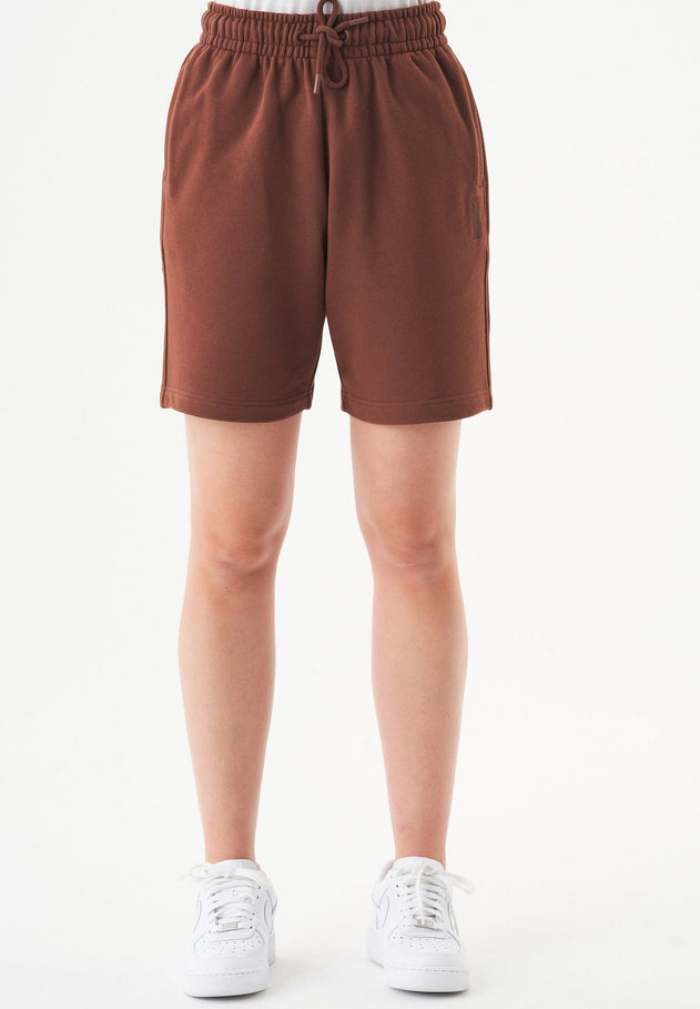 Sheyma Organic Cotton Sweatshorts Coffee Brown