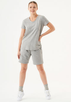 Sheyma Sweatshort Grijs melange