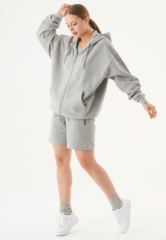 Sheyma Sweatshort Grijs melange