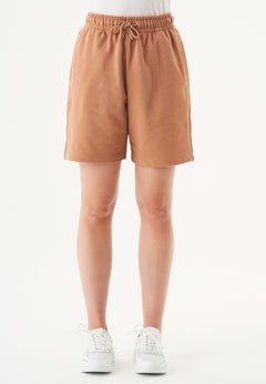 Sheyma Organic Cotton Sweatshorts Light Brown