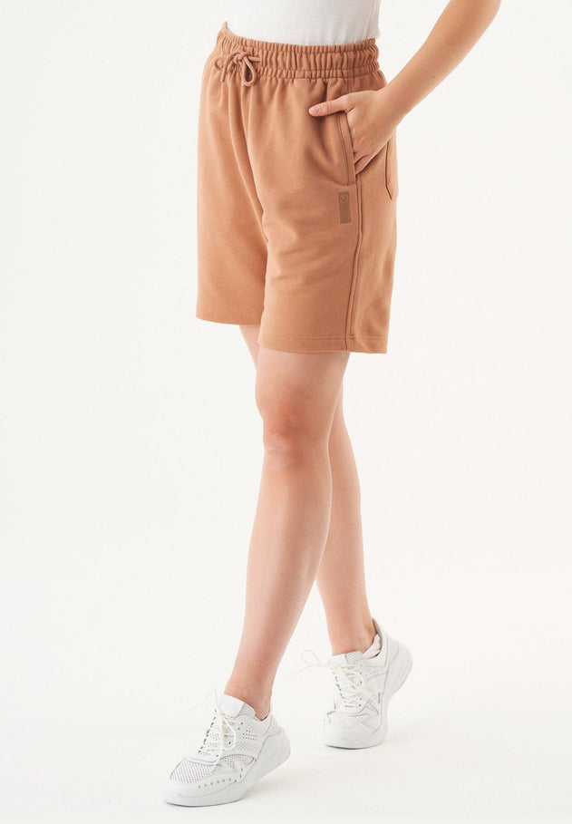 Sheyma Organic Cotton Sweatshorts Light Brown