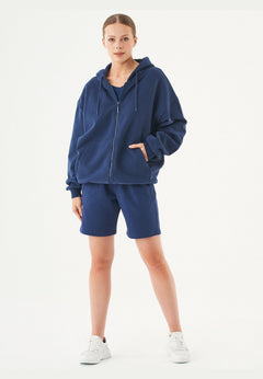 Sheyma Sweatshort Marineblauw