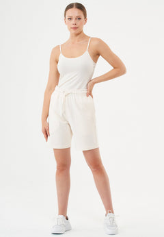 Sheyma Sweatshort Gebroken wit