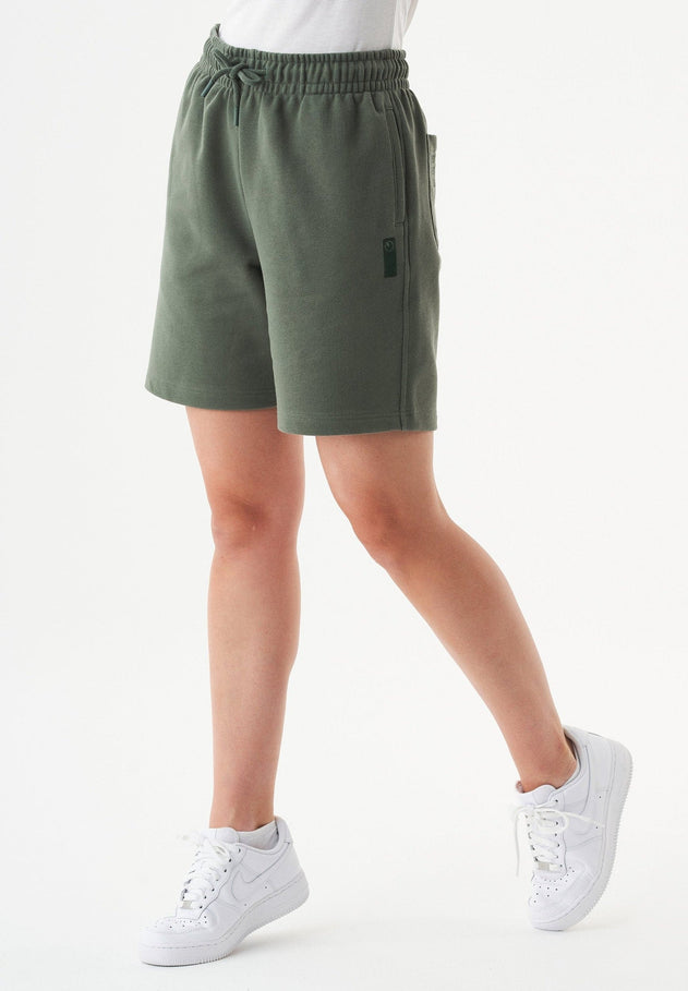 Sheyma Sweatshort Olijf
