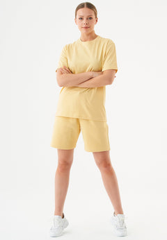 Sheyma Organic Cotton Sweatshorts Soft Yellow