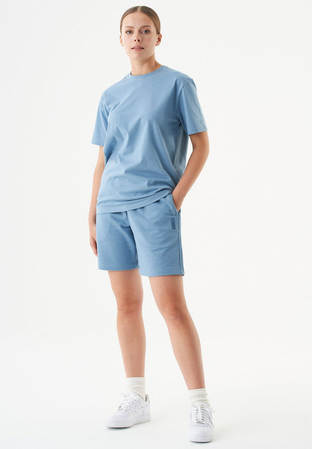 Sheyma Sweatshort Steel Blue