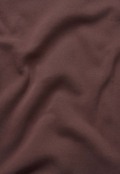 SILLIVIA Crop Sweatshirt Bitter Chocolate