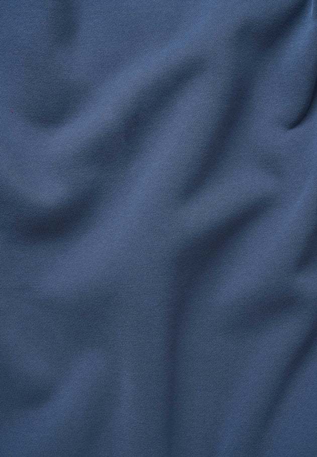 SILLIVIA Crop Sweatshirt Navy Blue