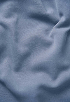 SILLIVIA Crop Sweatshirt Soft Indigo Blue