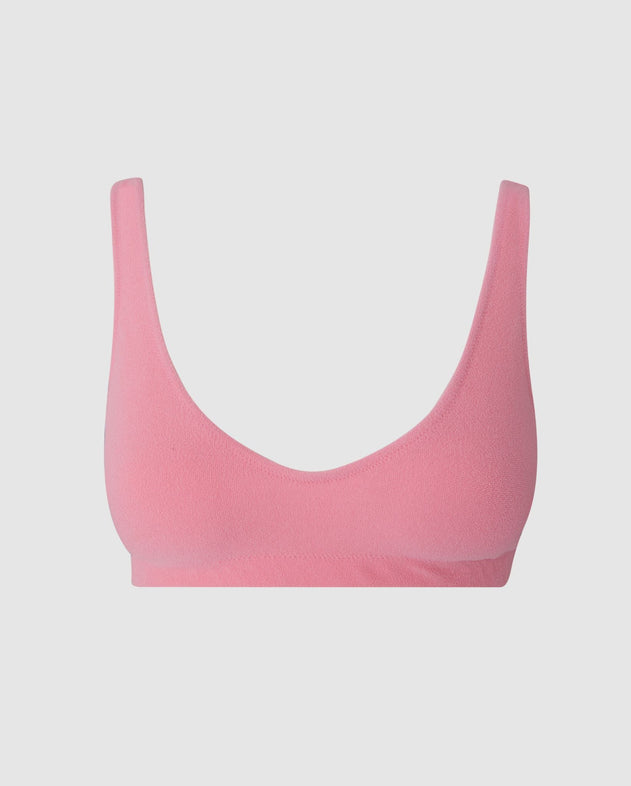 Scoop Bikini Top Pink