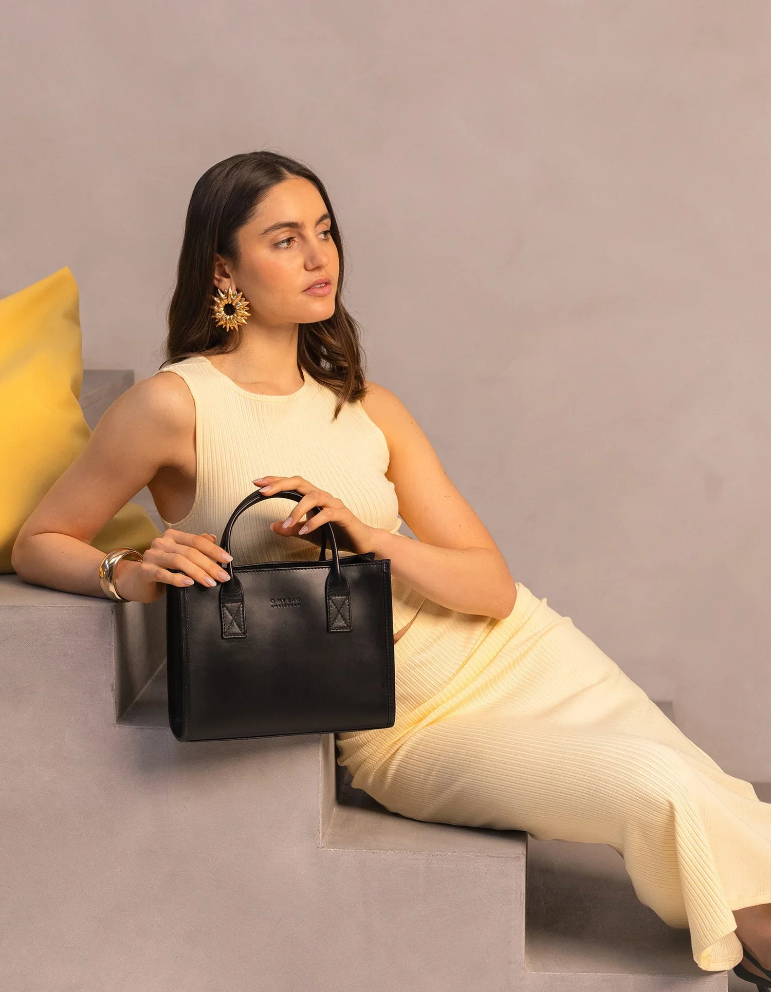 Jackie Midi Tas Zwart