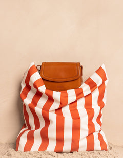 Kendalini Classic Leather Bag Cognac