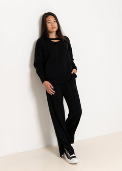 Ora & Rotondo Merino Co-ord Black