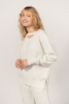 Rotondo Merino Jumper White