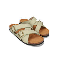 Samet Sandals Green